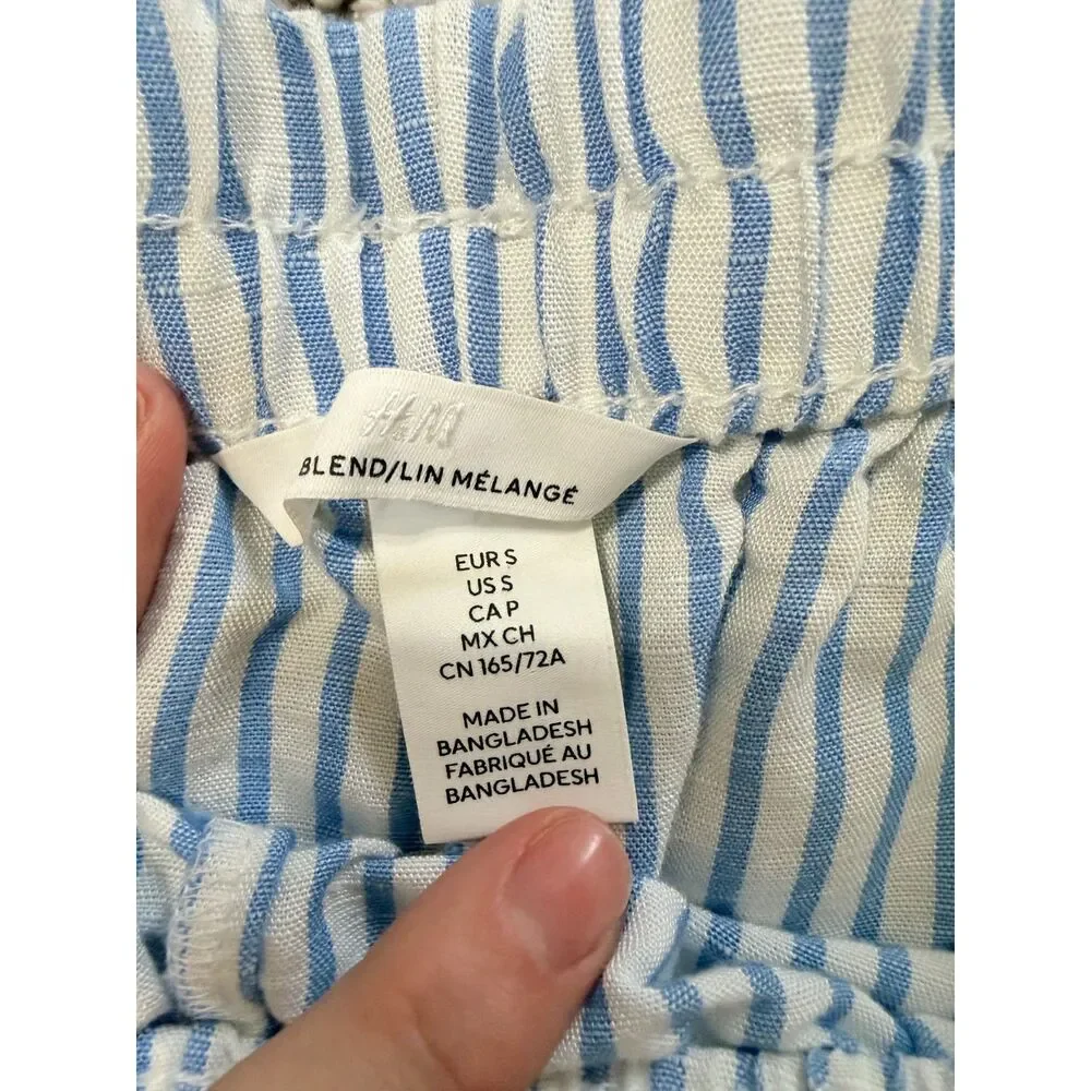 H&M blue white